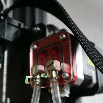 CNC Made Nema17 стъпков мотор Водно охлаждане Плоча Прецизен блок за воден охладител за Creality Voron 3D принтерни двигатели