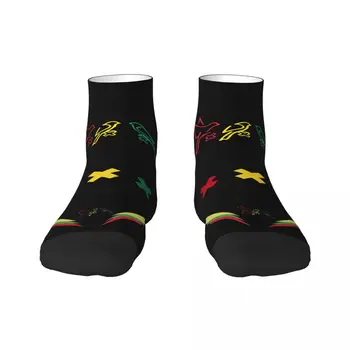 Cool Аякс Боб Марли чорапи жени мъже топло 3D отпечатани Амстердам 3 малки птици баскетбол спортни чорапи