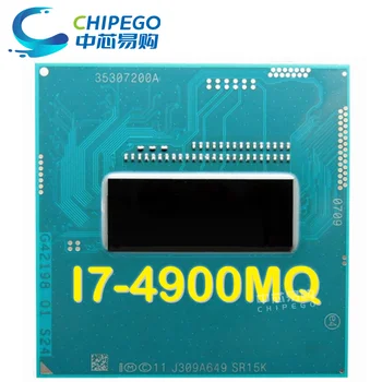 Core I7-4900MQ I7 4900MQ SR15K 2.8 GHz Използван четириядрен процесор с осем нишки 8M 47W Socket G3 / rPGA946B СПОТ ЗАПАС