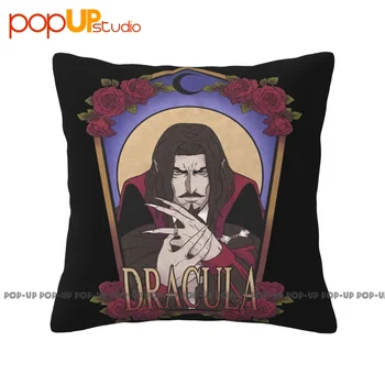 Cozy Castlevania Men's Dracula Rose Pillow Cover Throw Pillow Cover Super Soft