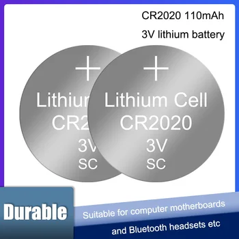 CR2020 3V литиево-бутонна батерия Клетки за наблюдение Бърза доставка Добро качество бутон клетка 2020