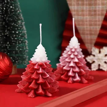 Creative коледно дърво атмосфера декорация с ръка подарък DIY ръчно изработени коледни ароматерапевтични свещи