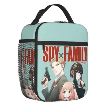 Custom Spy X Family Anya Anime Lunch Bag Men Women Warm Cooler Insulated Lunch Box For Adult Office