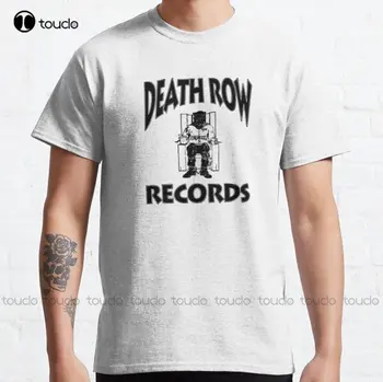 Death Row Records Тениска Класическа тениска Персонализирана Aldult Teen Унисекс Дигитален печат Tee Shirt Fashion Funny New Xs-5Xl