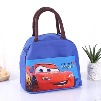 Disney момичета карикатура автомобили Мики и Мини сладък обяд кутия чанта момчета Stitch чанта Открит лед Дръжте топла чанта