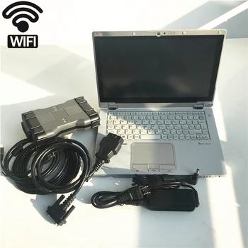DOIP MB Star C6 CAN BUS/ Doip MB Xen-ty-DAS-WIS VCI C6 Диагностика с Wifi SSD V2023 в CF-AX2 лаптоп 8G i5cpu