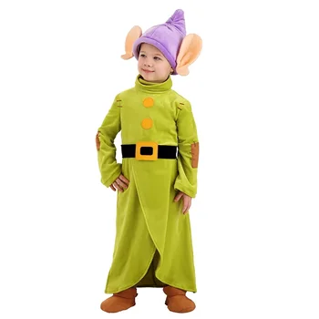 Dopey костюм за деца Хелоуин костюм момчета малко дете снежанка приятел косплей