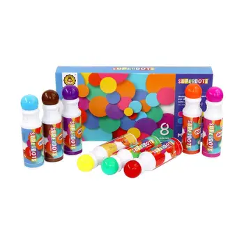 Dot Paint Marker Paint Dot Миещ се комплект Арт маркери Изтриваеми оцветяващи писалки Редовни точкови маркери за деца момчета подарък за рожден ден