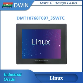DWIN оригинален A40i Linux3.10 индустриален клас 9.7'' инчов 1024 * 768 пиксел капацитивен сензорен екран вградена система LCD дисплей