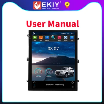 EKIY T6 Tesla Multimedia Ръководство за потребителя в подробности за описанието на списъка.