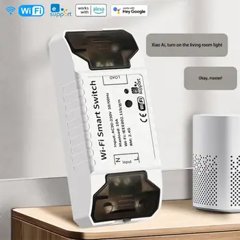 EWeLink WIFI безжичен интелигентен превключвател Мултиплатформен гласов контролер Интелигентен дом дистанционно управление таймер прекъсвач чрез Alexa Google Home