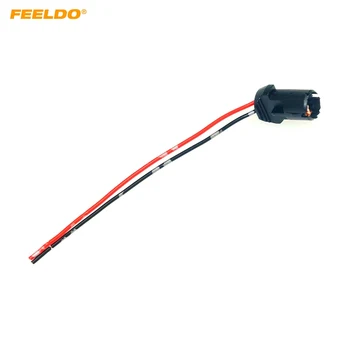 FEELDO 30Pcs Auto T10 W5W 147 501 Car Light Socket Connector Holder Base Dash Light Wire Harness Аксесоари за автомобилна електроника
