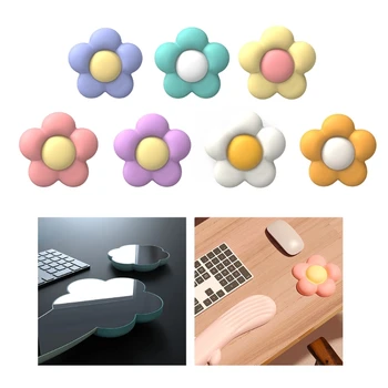 Flower клавиатура китката почивка мишка подложка за удобно писане и игри
