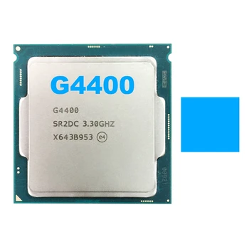 G4400 CPU + термична подложка LGA1151 двуядрен процесор 3.3Ghz 3MB за B250 B250C BTC минна дънна платка за Pentium G4400