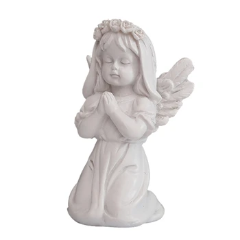 G5AB Ангел статуя Молещи се настолни орнаменти творчески декор за дома вътрешен десктоп декорация изкуство занаяти хол елемент