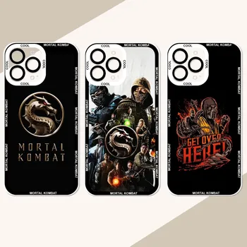 Game M-Mortal K-Kombat калъф за телефон за iPhone 12 11 13 14 Pro Max XR XS Max X SE2020 7 8 Plus калъф