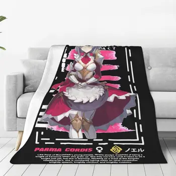Genshin Impact Noelle Плетени одеяла Плюшени одеяла за хвърляне Домашен диван Персонализиран ултра-мек топъл покривки за легла