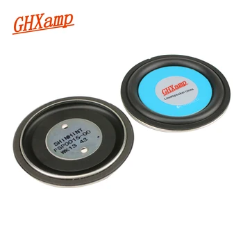 GHXAMP 3 инчов високоговорител Бас пасивен високоговорител Гумен ръб 78MM нискочестотен радиатор за 2-5 инчови високоговорители DIY 2бр