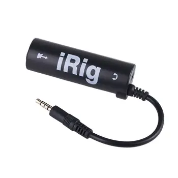 Guitar Interface I-Rig конвертор, заместваща китара за телефон, аудио интерфейс китарен тунер, китарна линия, IRIG конвертор