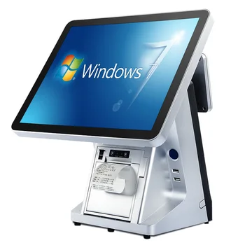Hot 15'' Windows касов апарат с 58 мм принтер Супермаркет сензорен екран касов апарат POS система