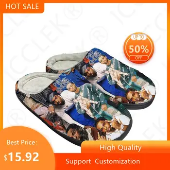 Hot Rapper Pop Smoke Fashion Cotton Custom Slippers Mens Womens Sandals Plush Casual Keep Warm Shoes Thermal Comfortable Slipper