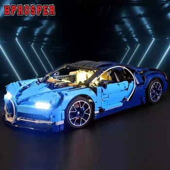 Hprosper 5v LED светлина за техническа декоративна лампа Bugatti Chiron 42083 с кутия за батерии (не включва градивни елементи Lego)