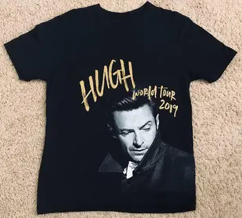Hugh World Tour 2019 Хю Джакман Човекът Музиката Шоуто Черна тениска L