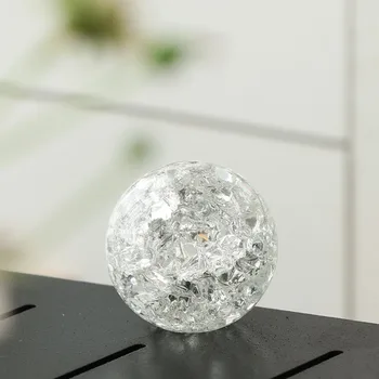 Ice Crack кристална топка Bonsai топка Nordic прозрачно стъкло мрамор декорация на дома