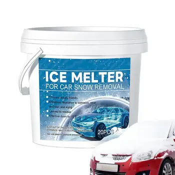 Ice Melt For Snow Fast Acting Snow Ice Melter Tablets Ефективно снегопочистване Pet Safe Plant и бетон приятелски лед топене за