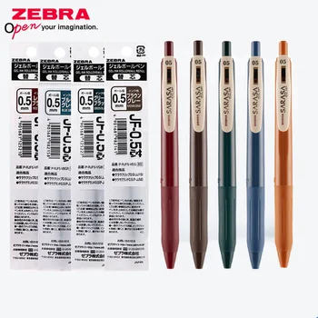Japan ZEBRA JJ15 гел писалка + комбинация за пълнене SARASA ретро цвят офис подпис писалка 0.5mm сладък канцеларски училищни пособия