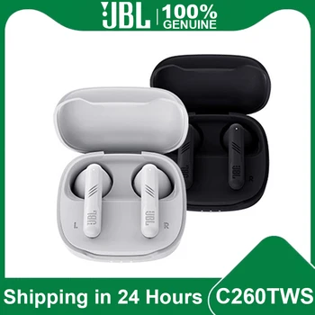 JBL C260TWS Истински безжични слушалки Bluetooth 5.0 TWS стерео слушалки Pure Bass звукови слушалки Спортна слушалка Калъф за микрофон за зареждане