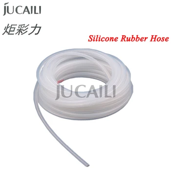 JCL прозрачен силиконов гумен маркуч за Roland Mimaki Mutoh разтворител на водна основа принтер гъвкава силиконова тръба