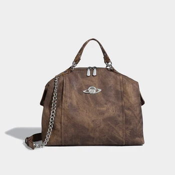 JIOMAY Ретро модни чанти за жени Луксозни дизайнерски чанти Високо качество 2023 Реколта плътен цвят Crossbody рамо чанти
