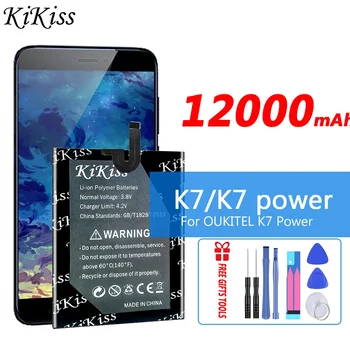 KiKiss Батерия с висок капацитет 12000mAh За OUKITEL K7 Power K7Power висококачествени батерии