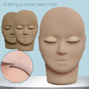 Lash манекен главата симулира с подвижни клепачи многофункционални фалшиви мигли разширения практика главата модел грим доставка