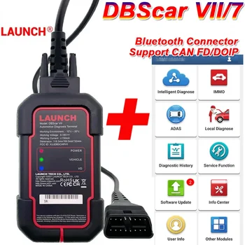 Launch X431 DBScar VII DBScar7 Bluetooth конектор DBSCAR код скенер поддръжка Doip CAN FD протокол за DZ XD Prog