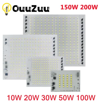LED лампа чип SMD2835 светлинни мъниста AC 230V 240V 220V 10W 20W 30W 50W 100W DIY за външен прожектор студено бяло топло бяло