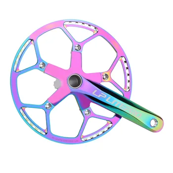 Lp litepro-сгъваем велосипед кух зъбен диск, заслепяващ цветен манивела, централен вал, оптичен диск, 45, 47, 53, 56, 58 T