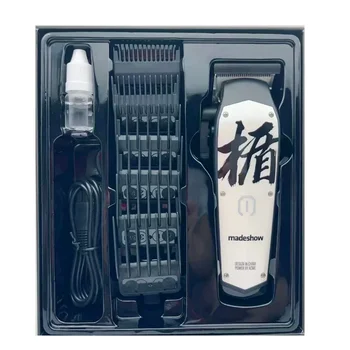 Madeshow M10 машинки за подстригване за мъже,тример за брада за мъже,2200mAh & LCD дисплей,Машина за подстригване за бръснарница