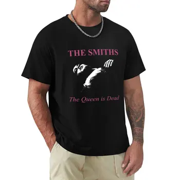 Man The Smiths Кралицата е мъртва Удобна тениска хумор тениска тениска графика тениска обикновена черна тениска мъже