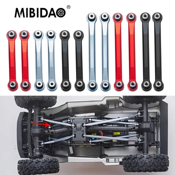 MIBIDAO 2Pcs метална връзка прът комплект за аксиален SCX24 Deadbolt Jeep Wrangler Гладиатор Бронко 1/24 RC верижен автомобил камион модифицирани части