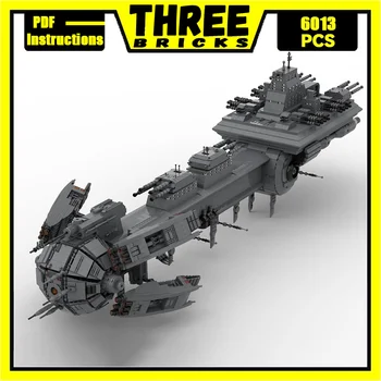 Moc градивни блокове Класически Scarran Dreadnought модел технология тухли DIY събрание космически кораб играчки за деца