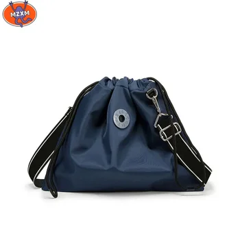MZXM Плисирани чанти за кофи 2023 Найлон Crossbody чанта моден дизайнер женски чанти портмонета рамо чанта за жени