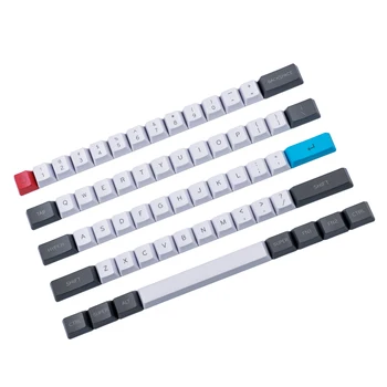 OEM персонализирана клавиатура лазерно гравиран дебел PBT ключодържател ANSI 61 87 TKL 104 за MX механична клавиатура