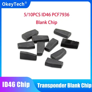 OkeyTech ID46 PCF7936 Транспондер празен чип кола ключ керамика въглероден чип за Hyundai / Renault / Mitsubishi / BMW / Peugeot 5pcs 10pcs