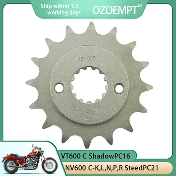 OZOEMPT 525-16T Мотоциклетно предно зъбно колело Нанесете на VRX400 T RoadsterNC33 NV600 C-K, L, N, P, R SteedPC21 VT600 C ShadowPC16 90-98