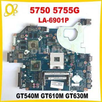 P5WE0 LA-6901P дънна платка за Acer Aspire 5750 5750G 5755G лаптоп дънна платка с GT520M GT540M GT610M GT630M GPU DDR3 Напълно тест