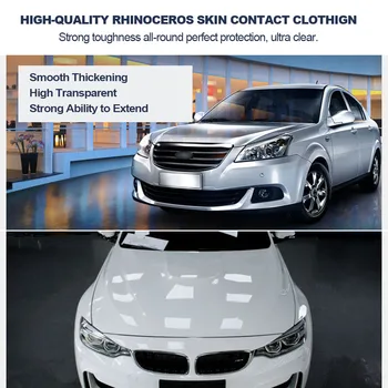Paint Protection Film Clear Bra Paint Protection Invisible Transparent Film Anti-Scratches Protection Film 30cmx100cm (12
