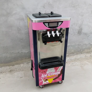 PBOBP Търговска машина за мек сладолед Силна охлаждаща машина за сладолед Дизайн с нисък шум Настолен компютър Сладък конус сладолед Maker