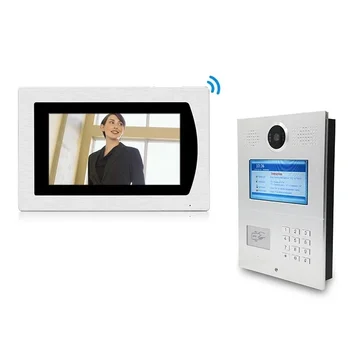 POE система за контрол на достъпа Door Phone Multi Apartments Building Doorbell 